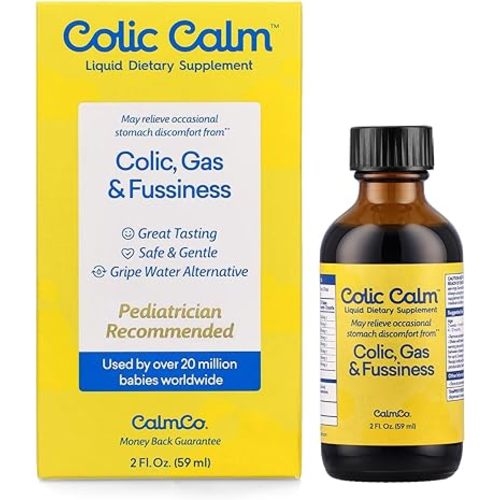 Colic Calm Gripe Water, Colic & Infant Gas Relief Drops, 2 Ounce