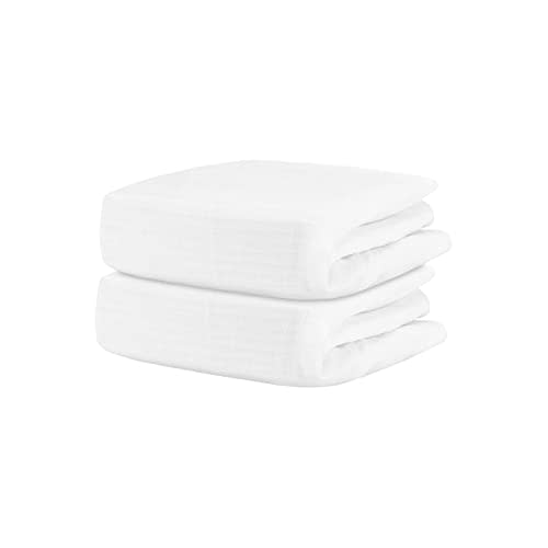 Newton Baby Organic Fitted Crib Sheets (2-Pack) - 100% Breathable and Ultra-Soft, 100% Organic Muslin Cotton, Fits All Standard Cribs, White…