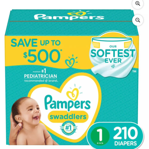Pampers Baby Dry Diapers, Sizes 1-6 - Sam's Club