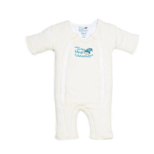 Cream Baby Merlin’s Magic Sleepsuit | Soft 100% Cotton Infant Sleepsuit