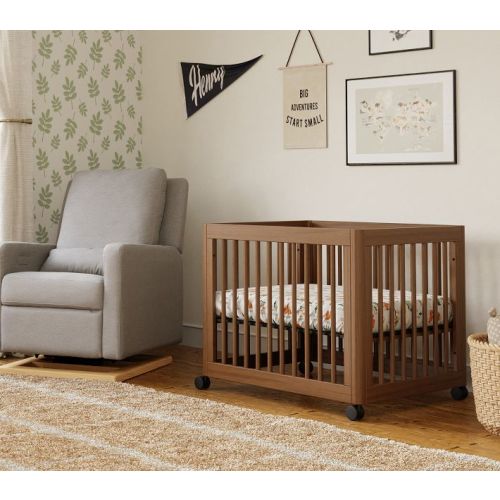Yuzu 8-in-1 Convertible Crib Natural Walnut