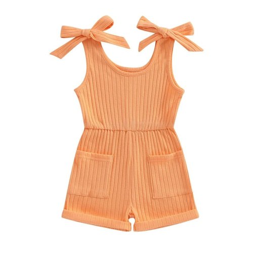 Ribbed Romper with Pockets – The Ollie Bee