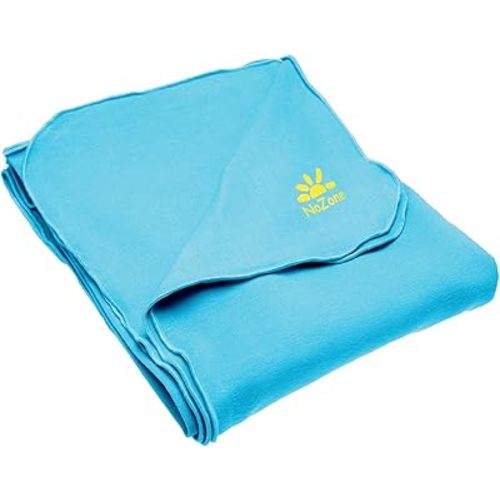 Nozone Baby Blanket, Sun Protective, Soft Rayon from Bamboo, UPF 50+ in Tropical Breeze Blue