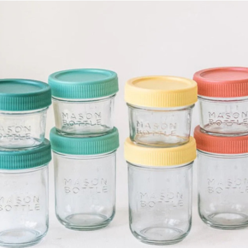 Breastmilk Storage Jar Set – Mason Bottle