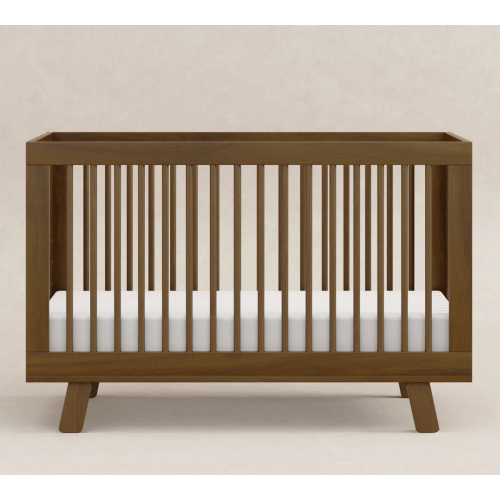 Hudson 3-in-1 Convertible Crib - Converts To Toddler Bed | babyletto – Babyletto - Natural Walnut