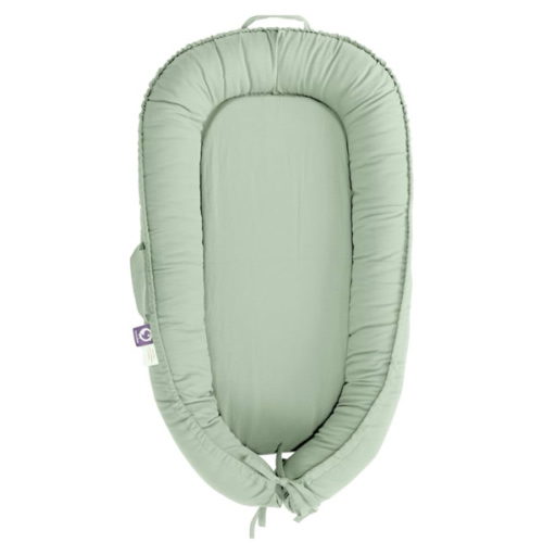 Infant Lounger, Baby Nest Cover for Baby Girls & Boys, Newborn Essentials for Baby 0-12 Months, 100% Cotton Breathable, Portable Travel Bed (Spring Green)