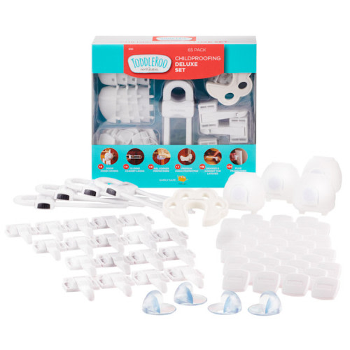 Toddleroo by North States  Childproofing Deluxe Kit - 65 pieces