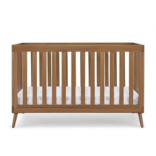 Delta Children Essex 4-in-1 Convertible Crib - Greenguard Gold Certified, Chestnut