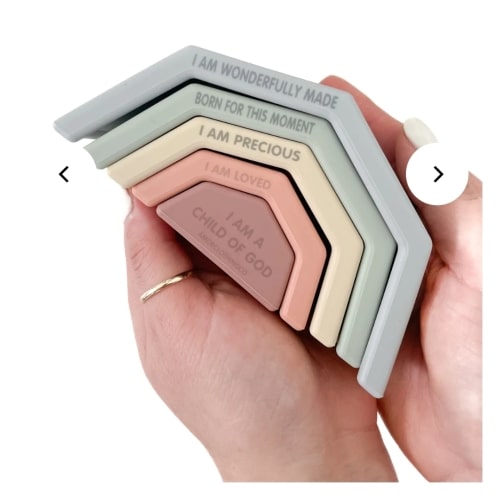 Noah's Rainbow Silicone Stacking Toy – OUR HOUSE ABOVE