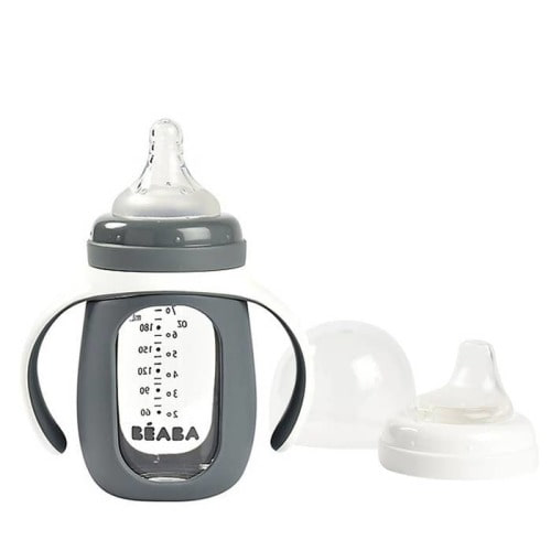 2-in-1 Glass Training Cup