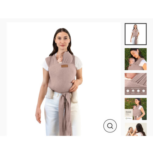 Waffle Knit Wrap - Sandstone