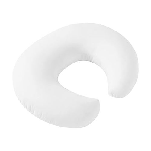 Nursing Pillow and Positioner with Cover for Breastfeeding and Bottle Feeding, Propping Baby, Tummy Time, Baby Sitting Support, Awake-Time Support (Pillow Only, 22" x 17.7" x 5.9")