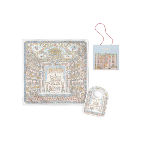 Carré & Satin Bib Set - Opera