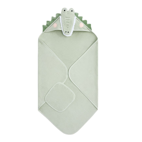 Super Soft Animal Baby Hooded Towel & Washcloth Set