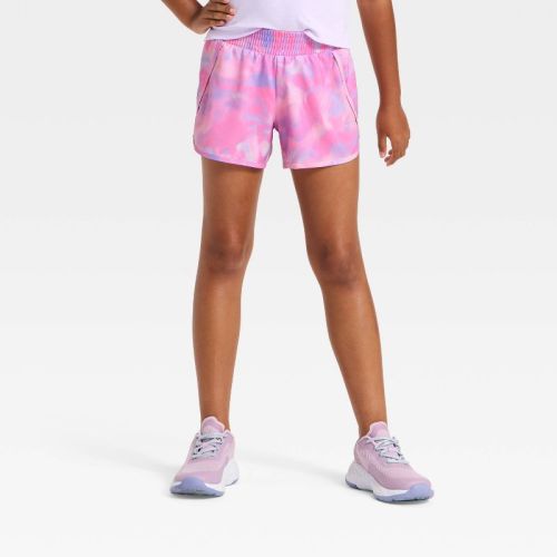 Girls' Run Shorts - All In Motion™ Light Pink M
