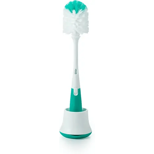 OXO Tot Bottle Brush with Nipple Cleaner and Stand - Teal, 1 Count (Pack of  1)
