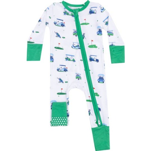 Golf Carts Convertible Zip Romper, 0-3M