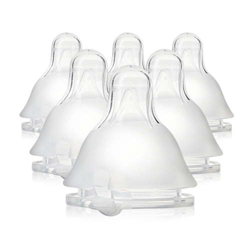 Evenflo Feeding Balance + Standard Neck BPA-Free Silicone Fast Flow/X-Cut Baby Bottle Nipple