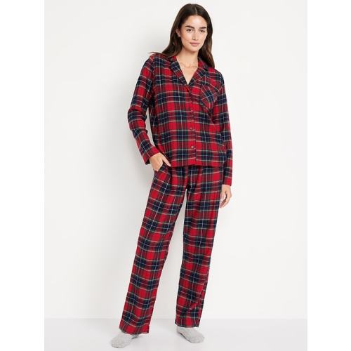 Flannel Pajama Set for Women