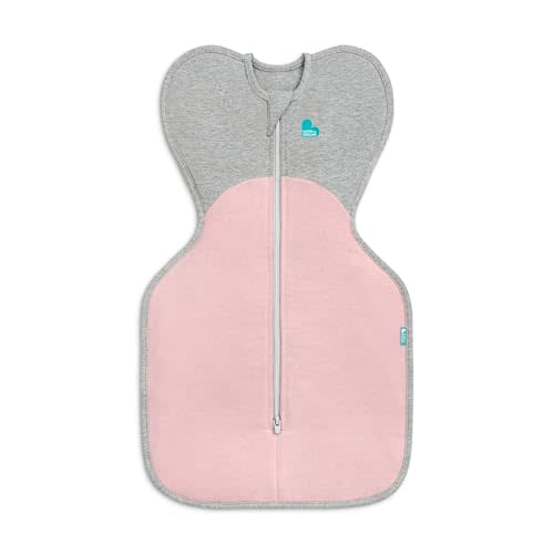 Love to Dream Swaddle UP, Baby Sleep Sack, Self-Soothing Swaddles for Newborns, Get Longer Sleep, Snug Fit Helps Calm Startle Reflex, Suitable for All Seasons, 1.5 TOG, 8-13 lbs, Dusty Pink