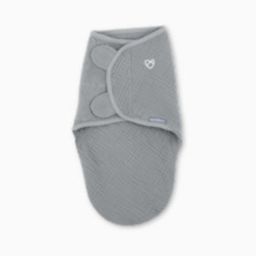 Ingenuity SwaddleMe Muslin Original Swaddle - Granite, 0-3 M