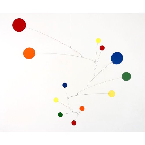 rainbow hanging mobile art — modmobiles