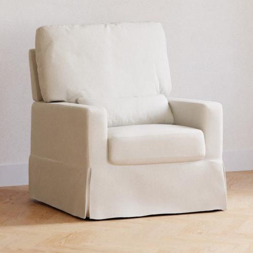 Crawford Upholstered Swivel Glider