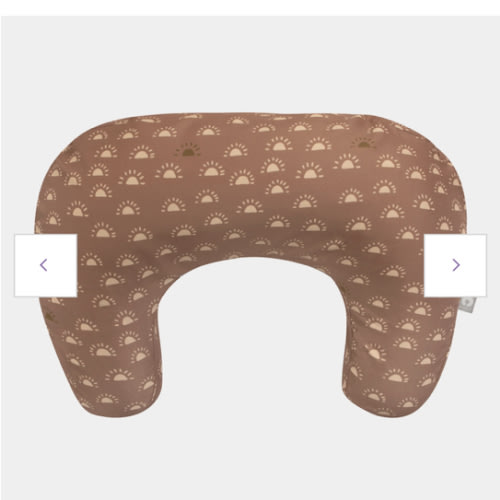 New Boppy Nursing Pillow - Clay and Gold Suns
