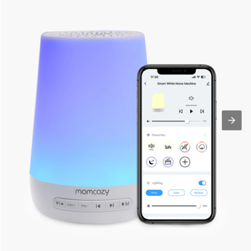 Momcozy Baby Sound Machine: App Remote Control & Night Light