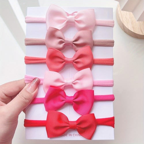 youngsterss solid color bow hair tie