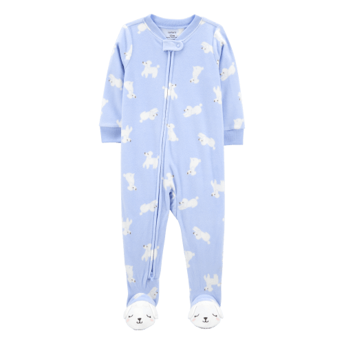Baby 1-Piece Poodle Fleece Footie Pajamas - Carter's | Carter's