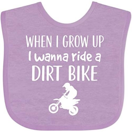 inktastic Dirt Biking Motocross Future Dirt Biker Baby Bib