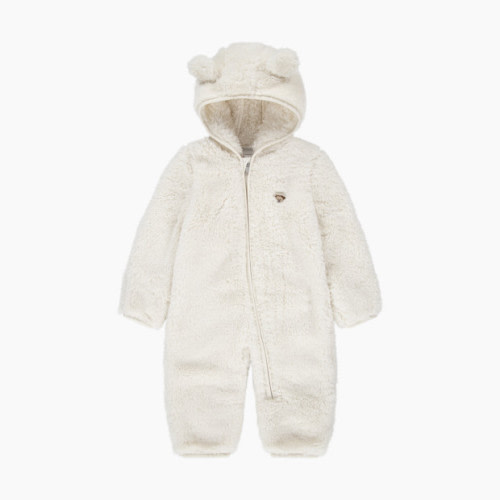 Small Story High-Pile Fleece Bunting - Oat, Newborn
