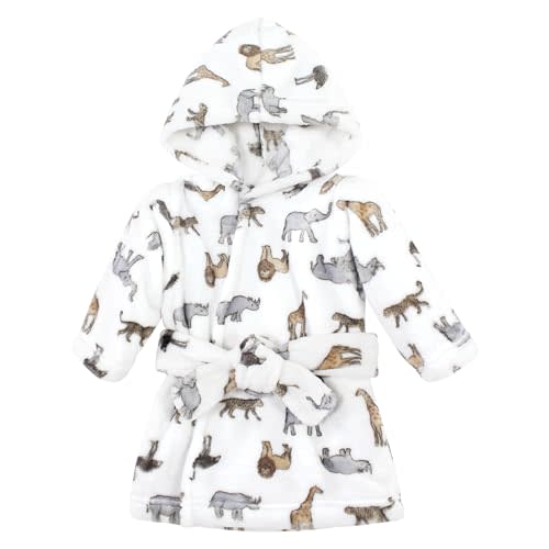 Hudson Baby Unisex Baby Plush Animal Face Bathrobe