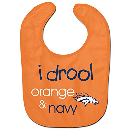 WinCraft NFL Denver Broncos WCRA1961314 All Pro Baby Bib