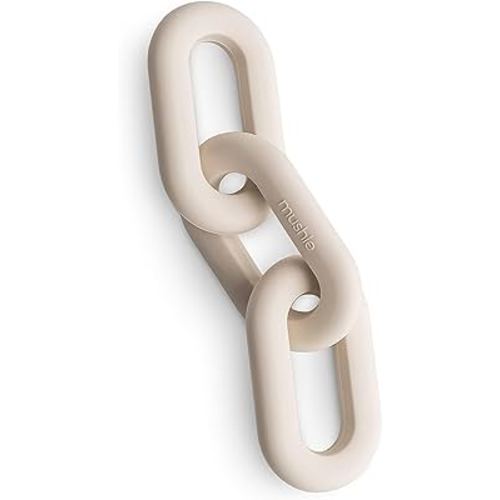mushie Silicone Baby Links Teether Toy (Shifting Sand)