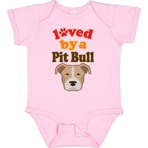 inktastic Pit Bull Terrier Dog Lover Baby Bodysuit