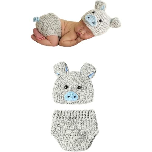 Newborn Crochet Shorts Outfits Photography Boy Girl Baby Photo Knit Outfit