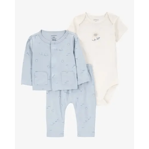 NB - Baby 3-Piece Little Cardigan Set - Carter's | Carter's