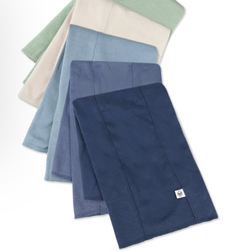 5-Pack Organic Cotton Knit Tri-fold Burp Cloths | Honest Baby Clothing