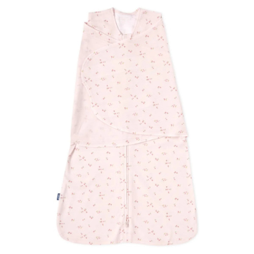 Pink Floral Cotton Swaddle | HALO