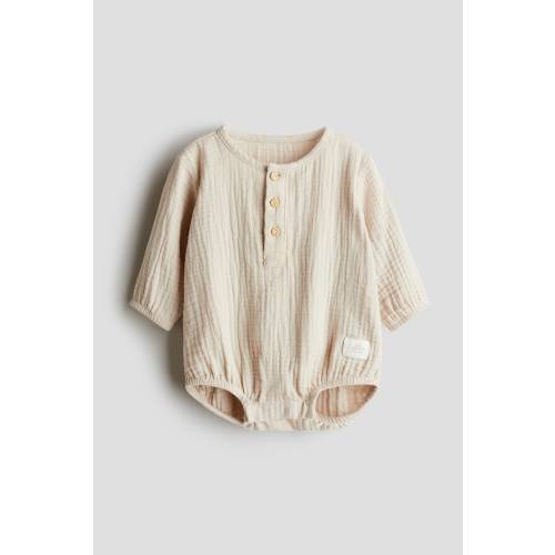 COTTON MUSLIN ROMPER SUIT