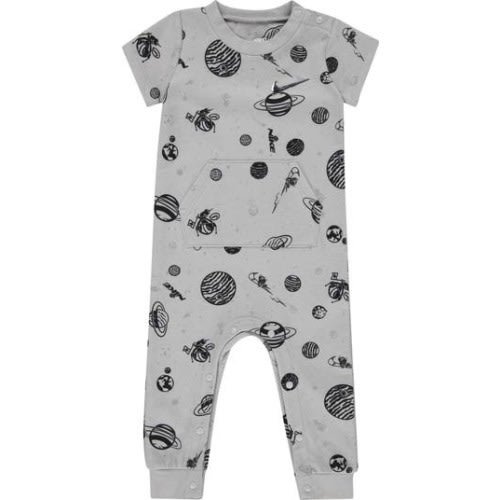 Space Swoosh Short Sleeve Romper