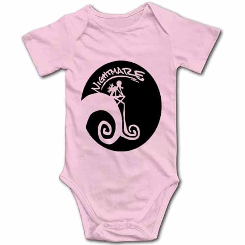 STAndfirm Nightmare. Before Baby Boy Girl Clothes Newborn Organic Bodysuit Romper White Long Sleeve