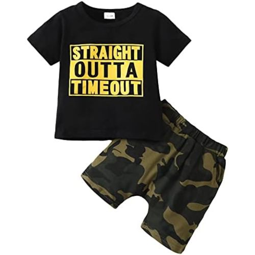 Toddler Baby Boy Clothes Summer Outfits Cotton Short Sleeve T-Shirt Dinosaurs Shorts Set Boy Clothes Outfits Set