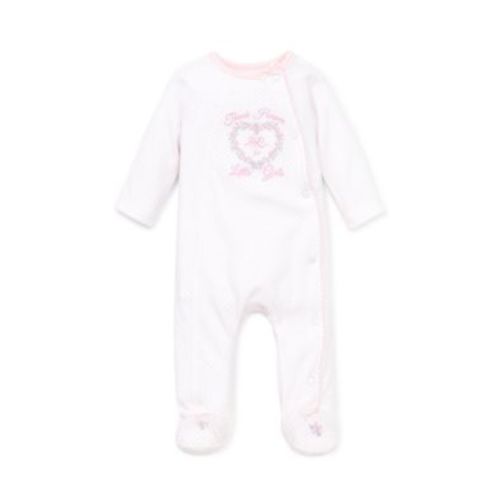 Baby Girls Pink Thank Heavens For Girls Footies