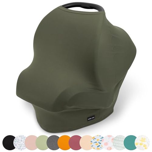 Simka Rose Breathable Nursing & Car Seat Cover for Baby - Breastfeeding Cover for Boy & Girl