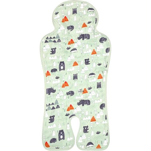 Pinkunn Gel Car Seat Baby Cooling Pad for Summer Breathable Stroller Cooler Pad Multifunctional Carseat Cooling Mat for Baby Child Dining Chair Safety Seat Stroller(Green,Forest)
