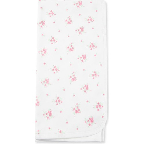 Little Me Smocked Rose Blanket, Pink