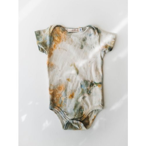 Tie Dye Lichen Organic Onesie | Garmentory